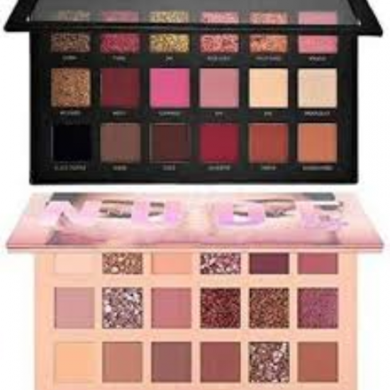MINARA Nude Eye Shadow Palette and Rose Gold (18+18 colors) 200 g  (Multicolor)